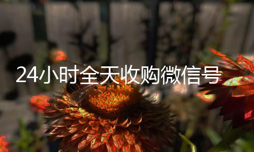 24小时全天收购微24小时收微信靠谱回收信号（高价回收微信500元秒结）